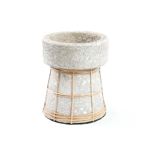 Le Bougeoir Serene - Béton Naturel - M