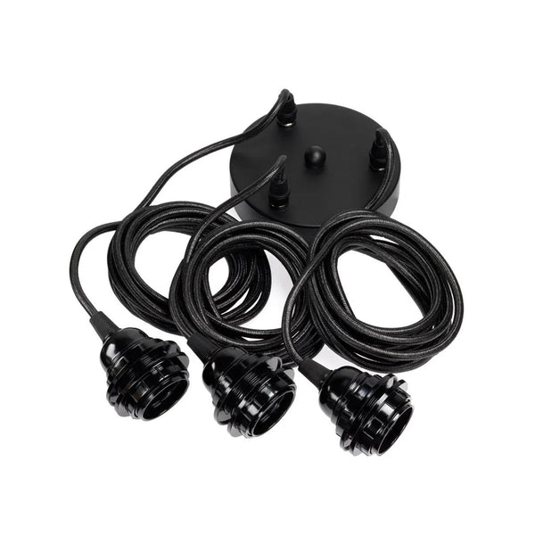 Plafondlamp Armaturen - Zwart - 3 Armaturen