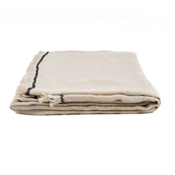 La Nappe Toscane - Noir Naturel - 150x300