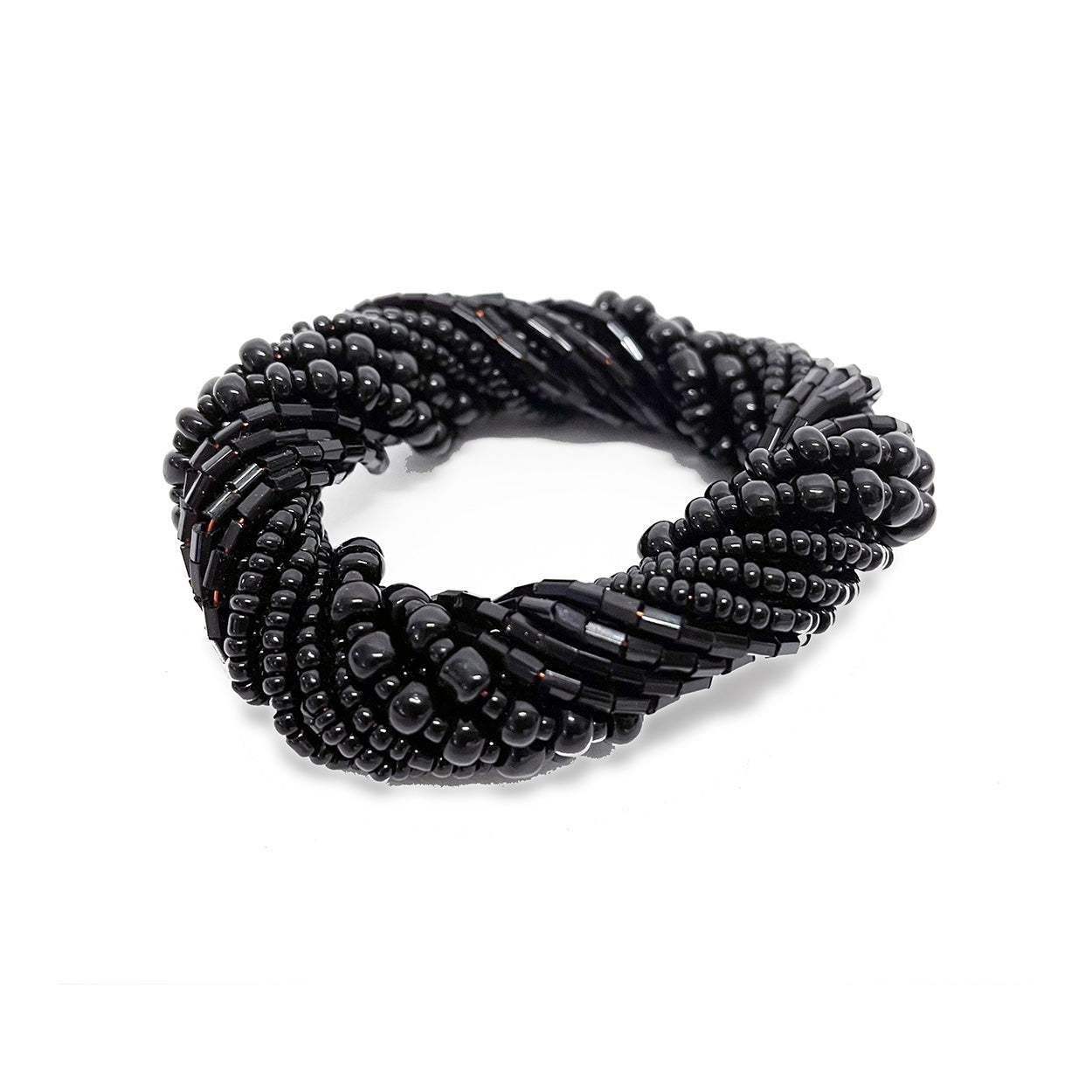 Le Rond de Serviette Perlé - Noir