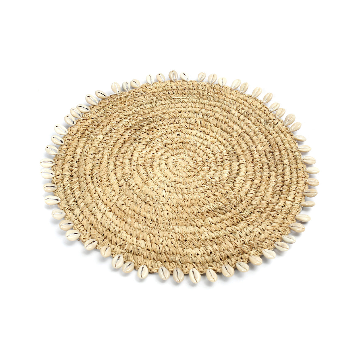 The Raffia Shell Pan Coaster