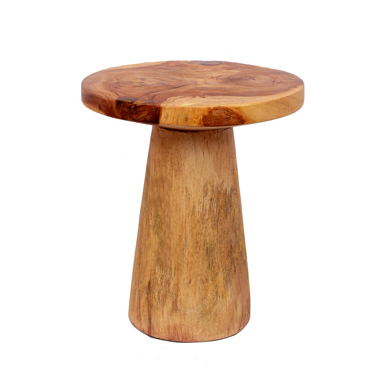 The Timber Conic Side Table - Natural - 50