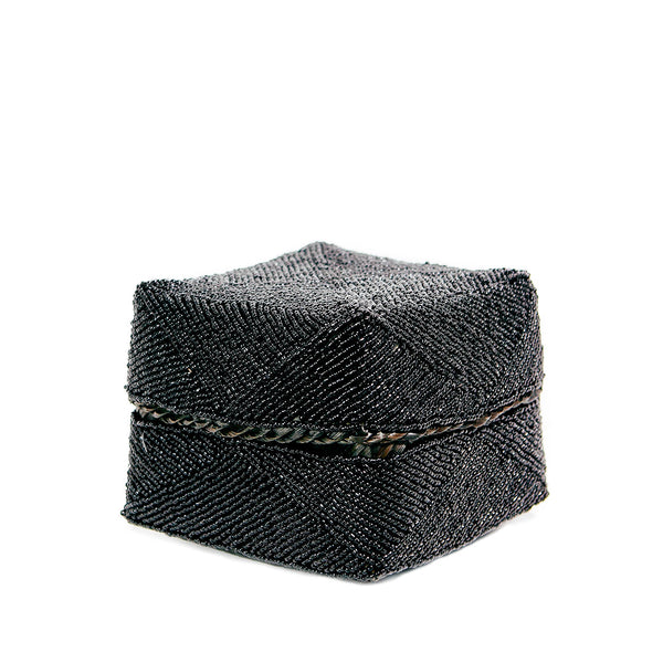 The Beaded Basket - Black - M