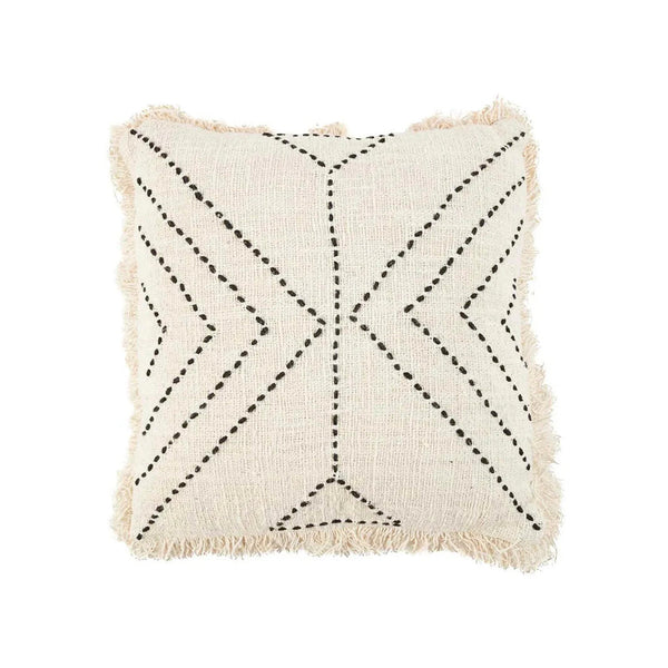 La housse de coussin Tribal - Noir naturel