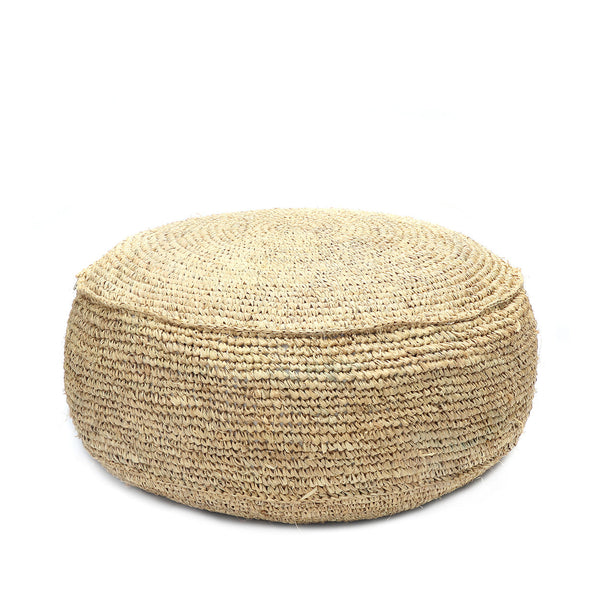 The Raffia Flores Pouffe - Natural