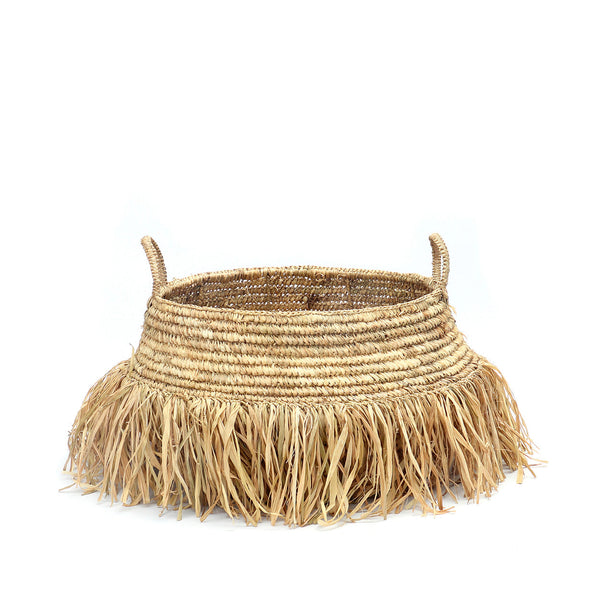 De Raffia Luxe Manden - Natuurlijk - Groot