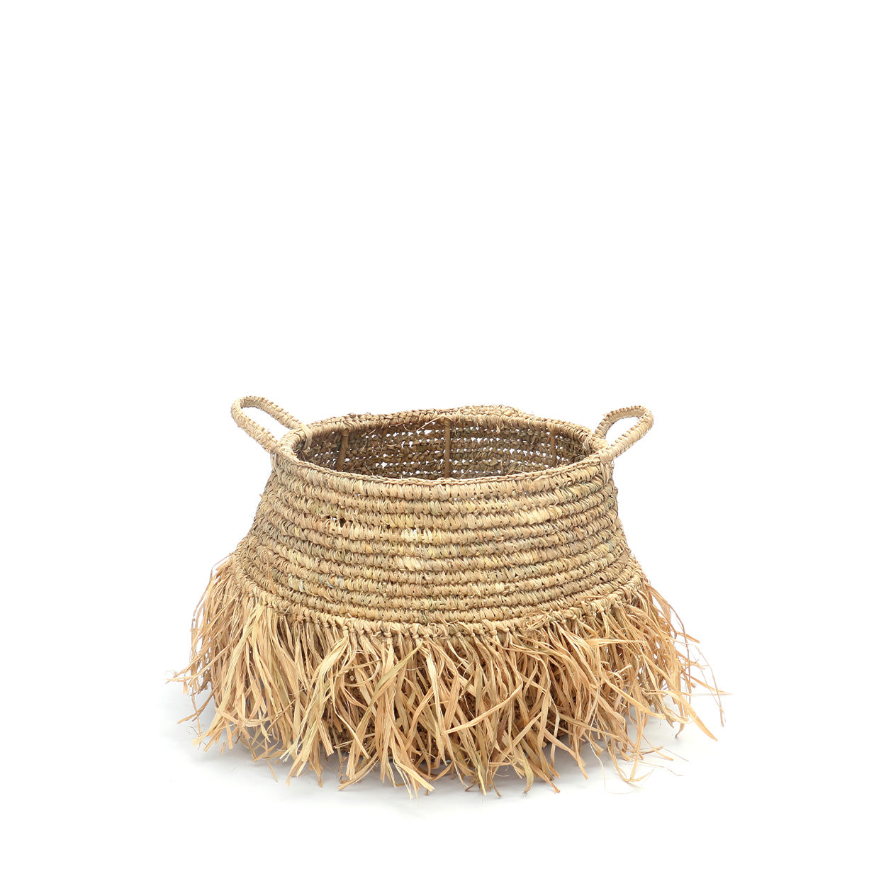Les Paniers de Luxe en Raphia - Naturel - Taille Moyenne