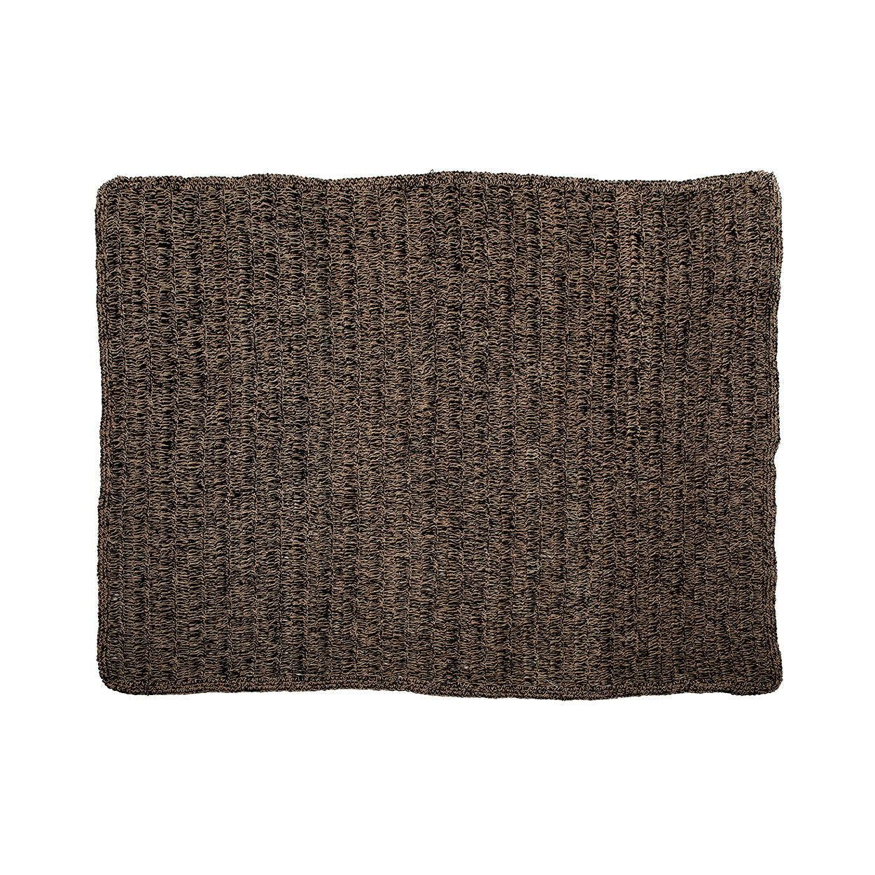 Tapis en Jonc de Mer - Noir Naturel - 200x300