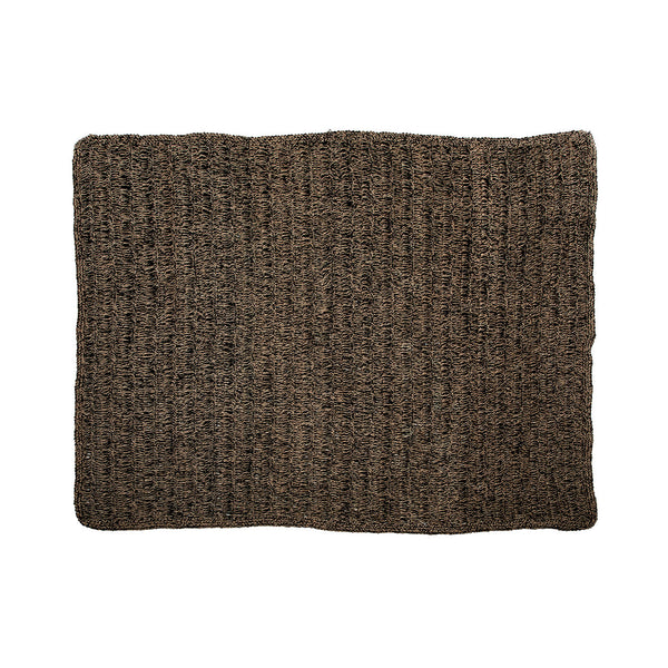 Tapis en Jonc de Mer - Noir Naturel - 200x300