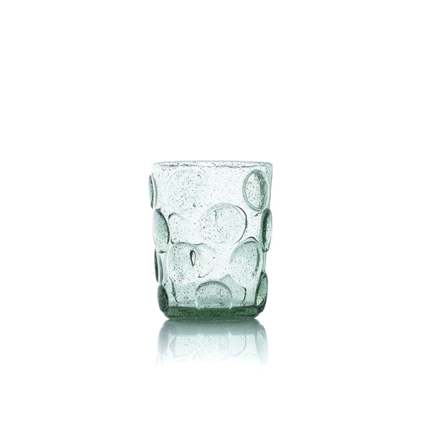 Verre à eau à pois givrés - Aqua