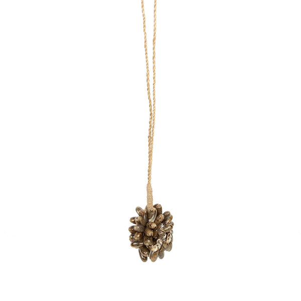 The Brown Cowrie Shell Tassel