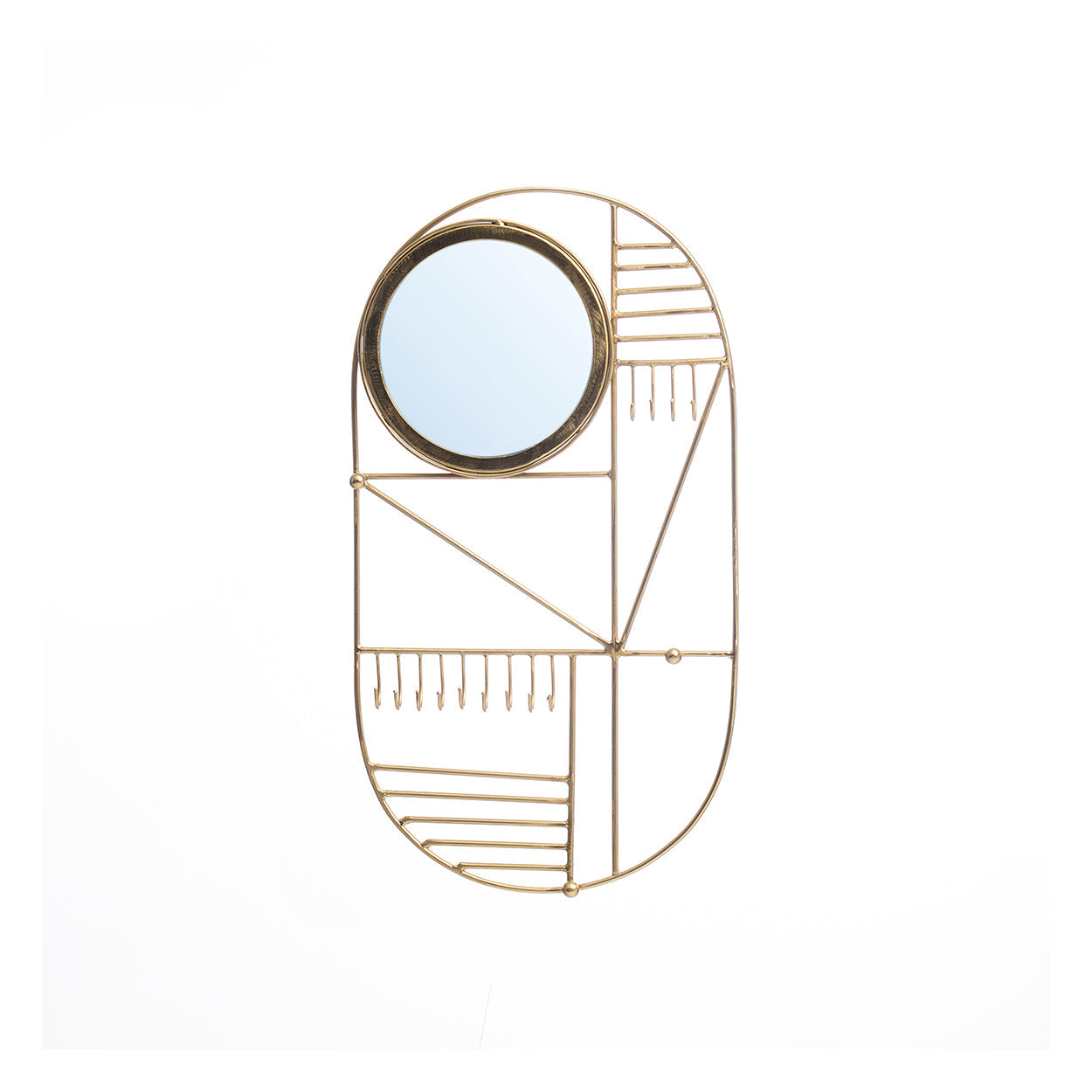 The Do I Look Pretty Wall Hanger - Brass