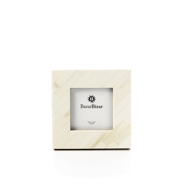 The Nomad Ivory Frame - Cream White - 10x10