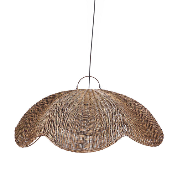 Pendentif Vague - Noyer Foncé - L