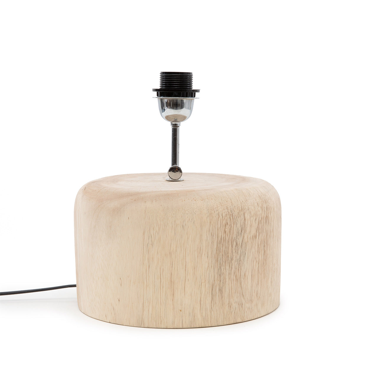 De Teakhouten Tafellampvoet - Naturel