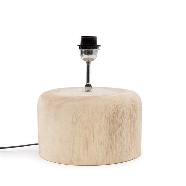 De Teakhouten Tafellampvoet - Naturel