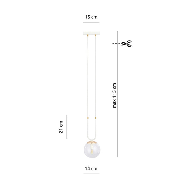 GLAM 1 WHITE/TRANSPARENT