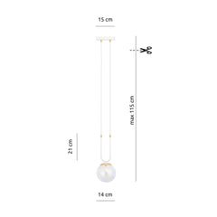 GLAM 1 WHITE/TRANSPARENT