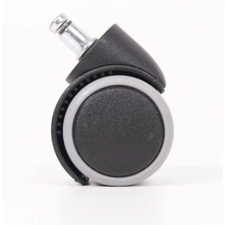 5x Workliving Office Chair Wheels 11mm/50mm - Hard Wheels - Soft Floor - Load Braked