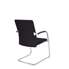 "Workliving Meeting Chair X1 - Comfort Sled Black"