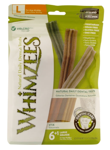 WHIMZEES STIX GROOT 18 CM 6+1 STUKS