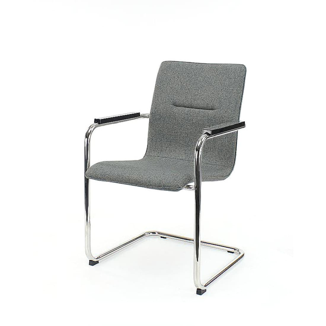 Workliving Meeting Chair X6 - Comfort Sled Wool Felt Middle Grey