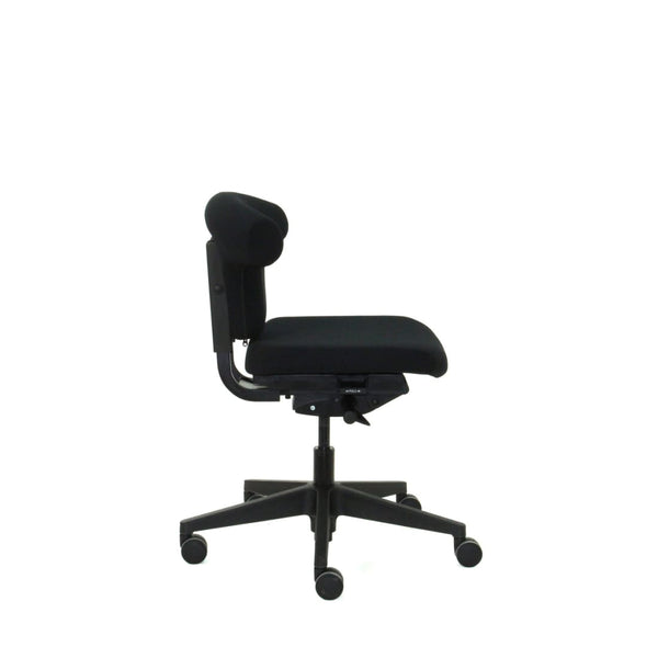 Workliving T-Bone Black Edition Black - Ergonomic Design Office Chair (N)EN 1335