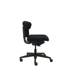 Workliving T-Bone Black Edition Black - Ergonomic Design Office Chair (N)EN 1335