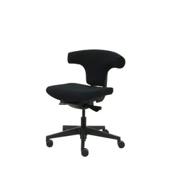 Workliving T-Bone Black Edition Black - Ergonomic Design Office Chair (N)EN 1335
