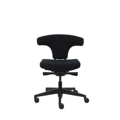 Workliving T-Bone Black Edition Black - Ergonomic Design Office Chair (N)EN 1335