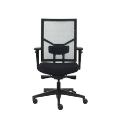 Workliving Zuidas Mesh Black Edition - Siège en Regain - Chaise de bureau ergonomique (N)EN 1335