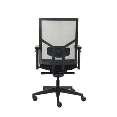 Workliving Zuidas Mesh Black Edition - Siège en Regain - Chaise de bureau ergonomique (N)EN 1335