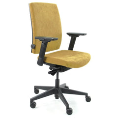 Workliving Eva Comfort Geel Regain - Ergonomische Bureaustoel (N)EN 1335