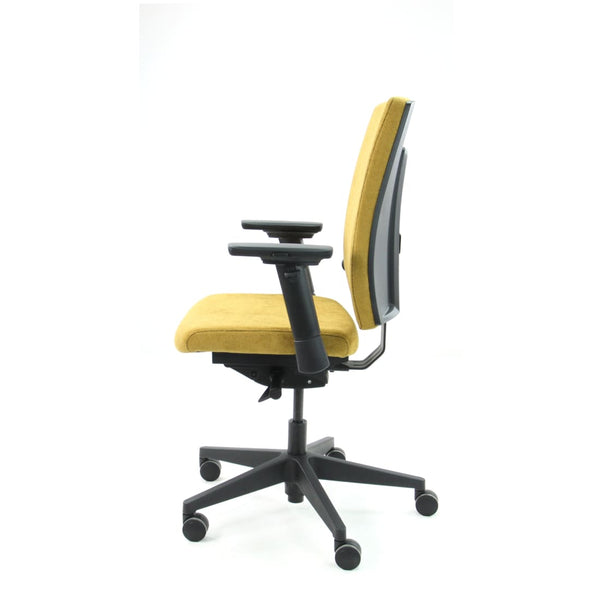 Workliving Eva Comfort Geel Regain - Ergonomische Bureaustoel (N)EN 1335