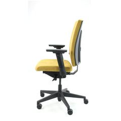 Workliving Eva Comfort Geel Regain - Ergonomische Bureaustoel (N)EN 1335