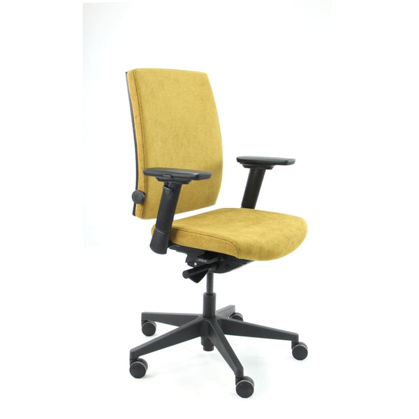Workliving Eva Comfort Geel Regain - Ergonomische Bureaustoel (N)EN 1335