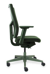 Workliving Zuidas Confort Édition Spéciale Vert - Sans Support Lombaire - Chaise de Bureau Ergonomique (N)EN 1335