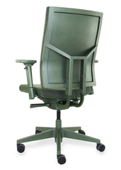Workliving Zuidas Confort Édition Spéciale Vert - Sans Support Lombaire - Chaise de Bureau Ergonomique (N)EN 1335