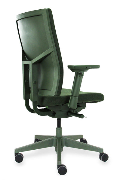 Workliving Zuidas Confort Édition Spéciale Vert - Sans Support Lombaire - Chaise de Bureau Ergonomique (N)EN 1335