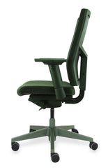 Workliving Zuidas Confort Édition Spéciale Vert - Sans Support Lombaire - Chaise de Bureau Ergonomique (N)EN 1335