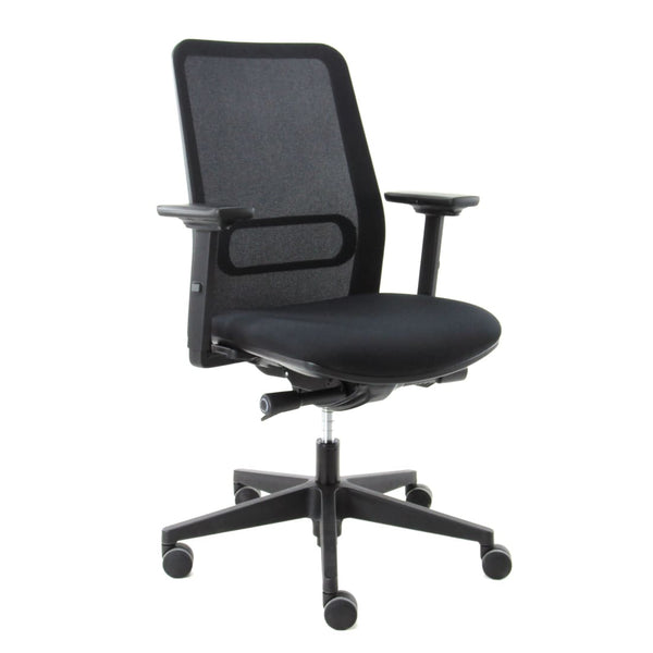Workliving Dreamliner Mesh Black Edition - Fauteuil de bureau ergonomique (N)EN 1335