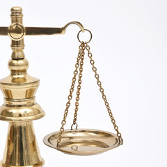 Antique-Style Gold Balance Scale | Library & Desk Decor