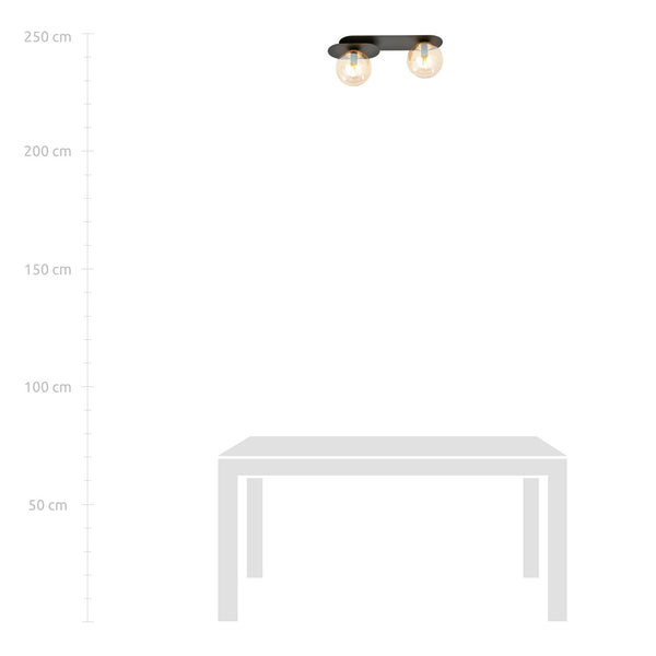 "PLAZA 2 BLACK/HONEY"