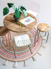 KidsDepot stool Circle - black