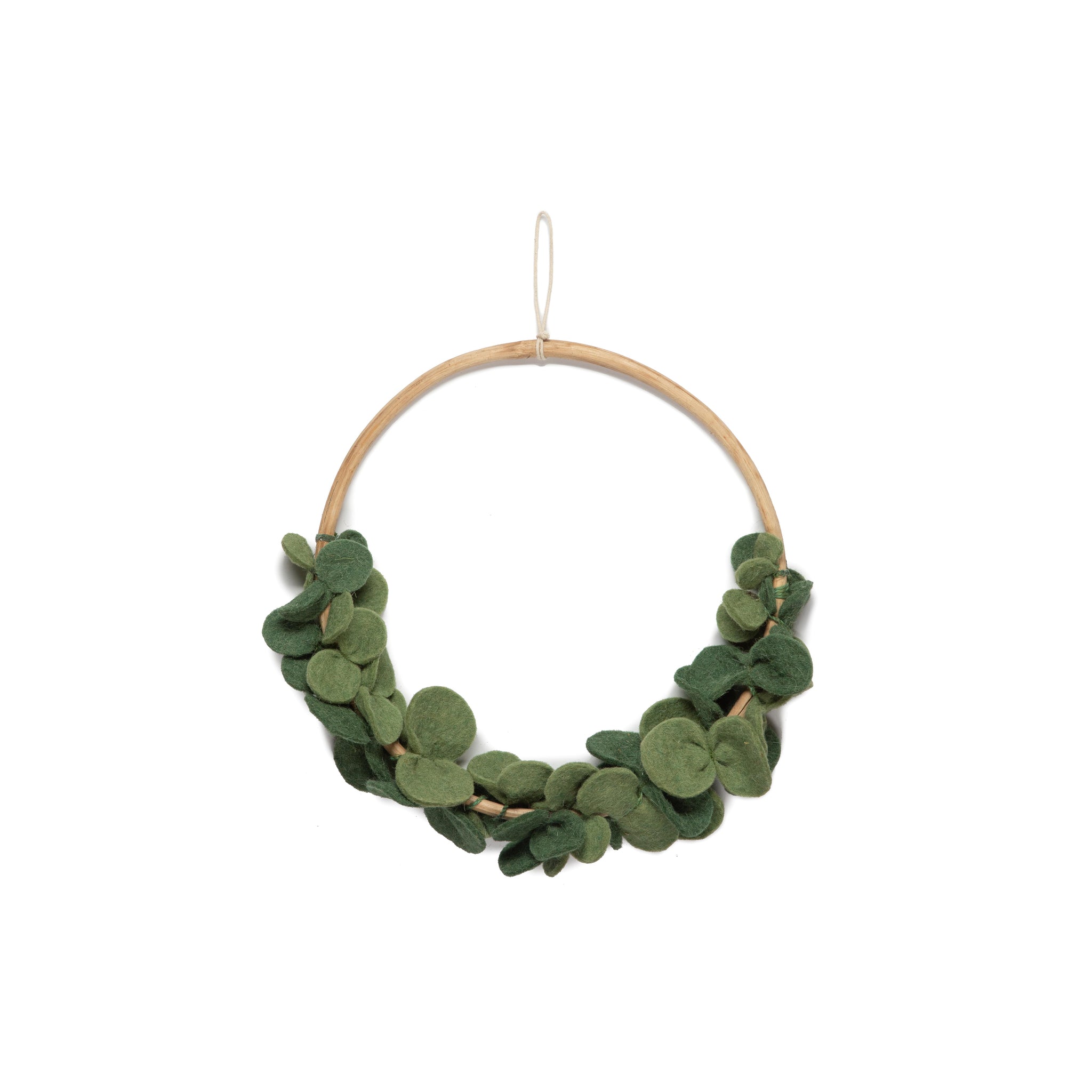 KidsDepot Couronne Florale Cerceau Eucalyptus - Vert