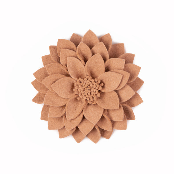 Kuba, fleur décorative en feutre rose