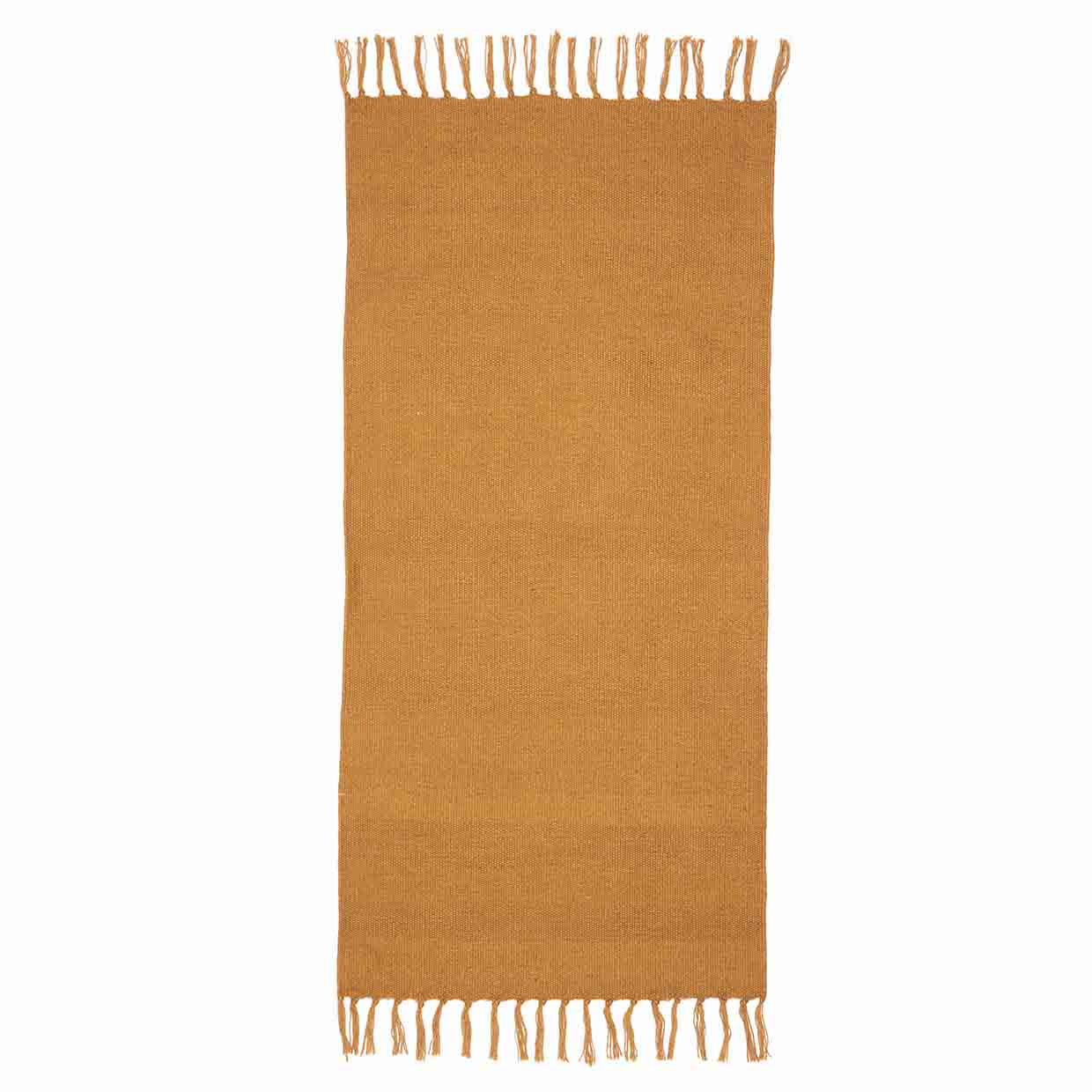 Hette, oker vloerkleed 70x140 cm.