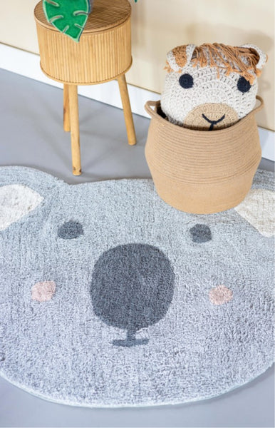 Tapis Cleo, gris koala 125x100 cm
