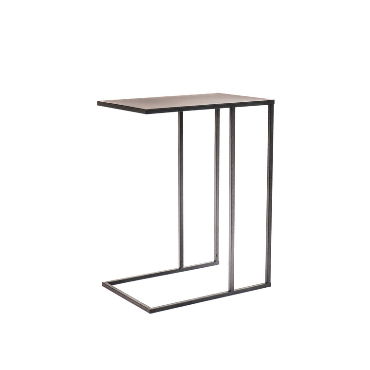 Side Table - Metal - Black - 45x30x60cm