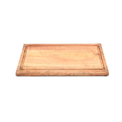 Premium houten snijplank met sapgoot | Duurzame voedselveilige snij-, serveer- en charcuterieplank voor in de keuken